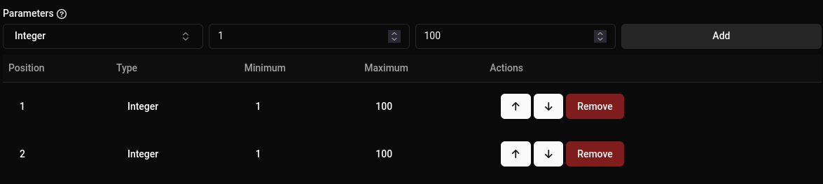 Optimizer Parameters